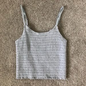 Brandy Melville One Size Light Blue Tank Top